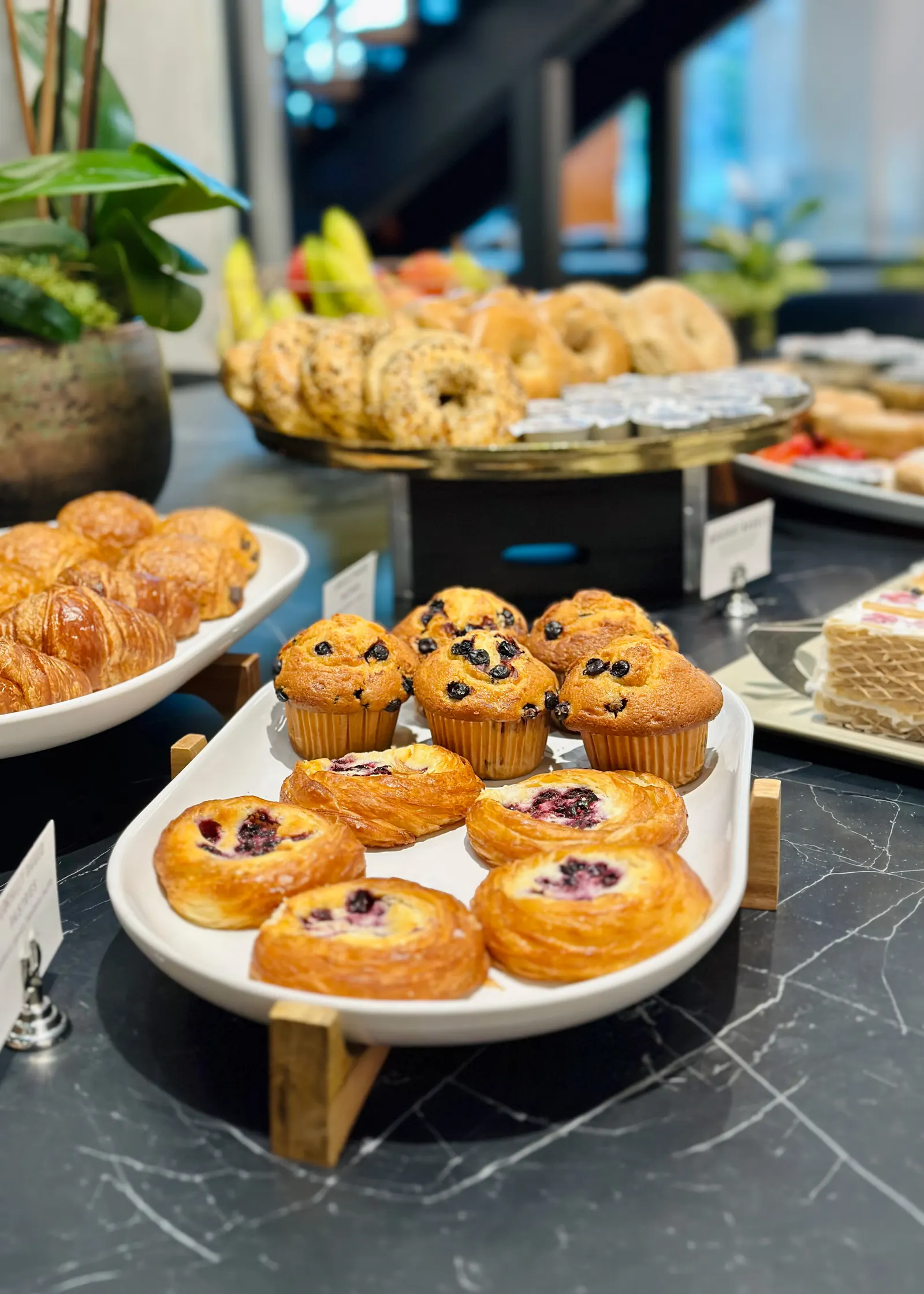 Fresh Pastry & Muffin Display - Lugo's Kitchen