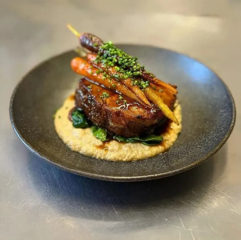 Seared Beef Medallion with Baby Carrots - Lugo's Kitchen